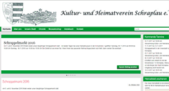Desktop Screenshot of heimatverein-schraplau.de